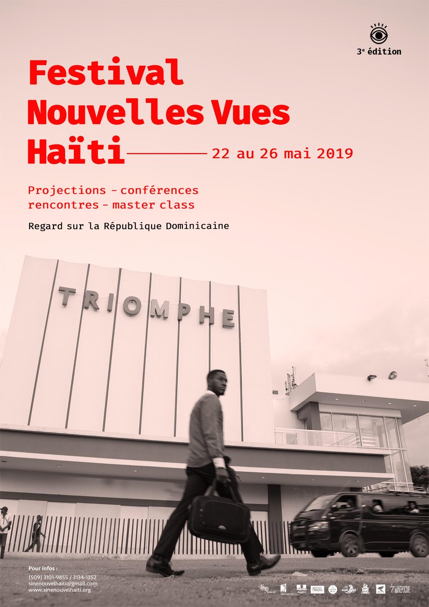 ambafranceht's tweet image. L&apos; Ambassade de France se félicite d&apos;être partenaire du festival de #cinéma Nouvelles Vues #Haïti qui débutera le 22 mai prochain ! L&apos;association organisatrice Sine Nouvel a notamment bénéficié du financement français d&apos;appui à la société civile haïtienne #PISCCA.