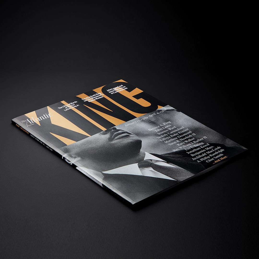 aigaboston's tweet photo. In 2018, 50 years after the assassination of Martin Luther King Jr., the creative team @theatlantic reached out to @ocdagency to design a special issue celebrating the life and words of Dr. King Jr. Checkout our 5/30 event with @bobbycmartin for more: https://t.co/tIBy1HxUVq https://t.co/8ctOWkbS1t