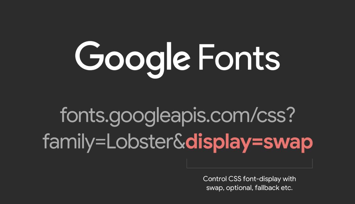 fortyfourbits's tweet image. Google Fonts에서 이제 display 파라미터를 지원합니다. 이 파라미터는 구글 폰트에서 제공해주는 웹폰트 CSS 파일에 font-display 설정을 추가해줍니다. font-display는 브라우저의 웹폰트 로딩 방식을 결정하는 속성입니다. #WebFont #GoogleFonts #link
github.com/google/fonts/i…