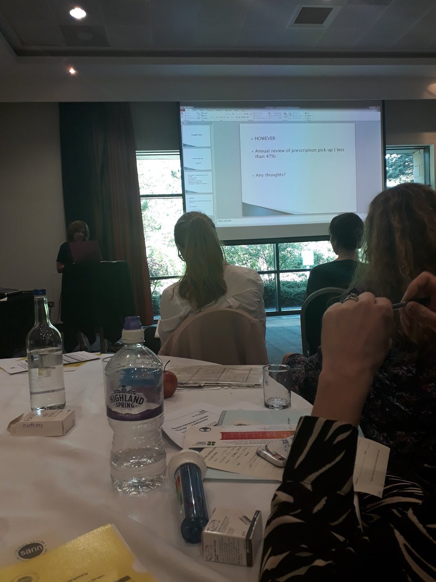 AsthmaSann's tweet photo. Adherence to ICS, education and patient support are common themes in today's conference @themfrosts discussing the complexities of adherance https://t.co/2LlYMU6Y82