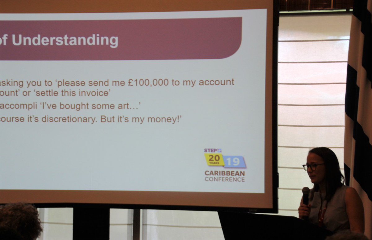 BREAKOUT 4: Joanne Morse (Summit Trust International SA) discusses the overbearing settlor and what the savvy trustee should do when faced with this conundrum #STEPCC2019