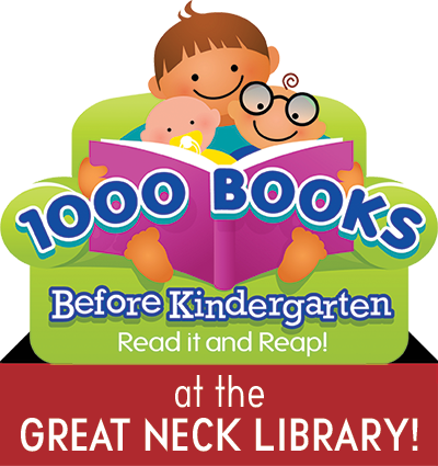 GreatNeckLib's tweet image. Sign up for 1,000 Books Before Kindergarten (#1KB4K) today! Read 1,000 books to your newborn, infant, and/or toddler before they start Kindergarten, and yes, you can repeat books! Stop by any of our locations and pick up your starter kit!