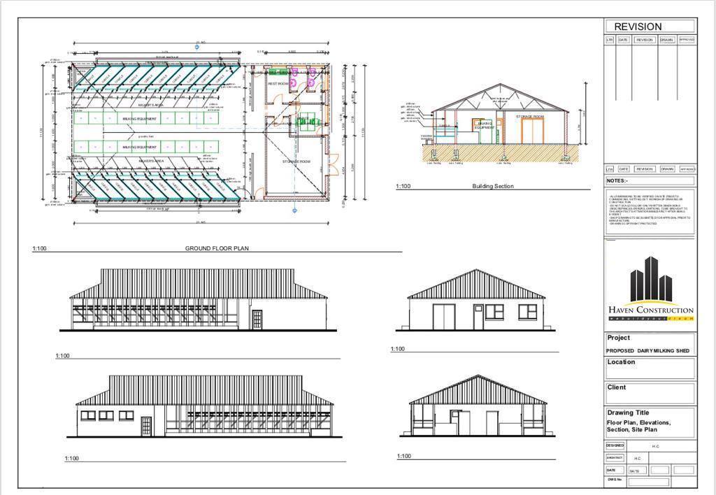 Floor Plan Dairy Farm Design Layout Technology And Information Portal