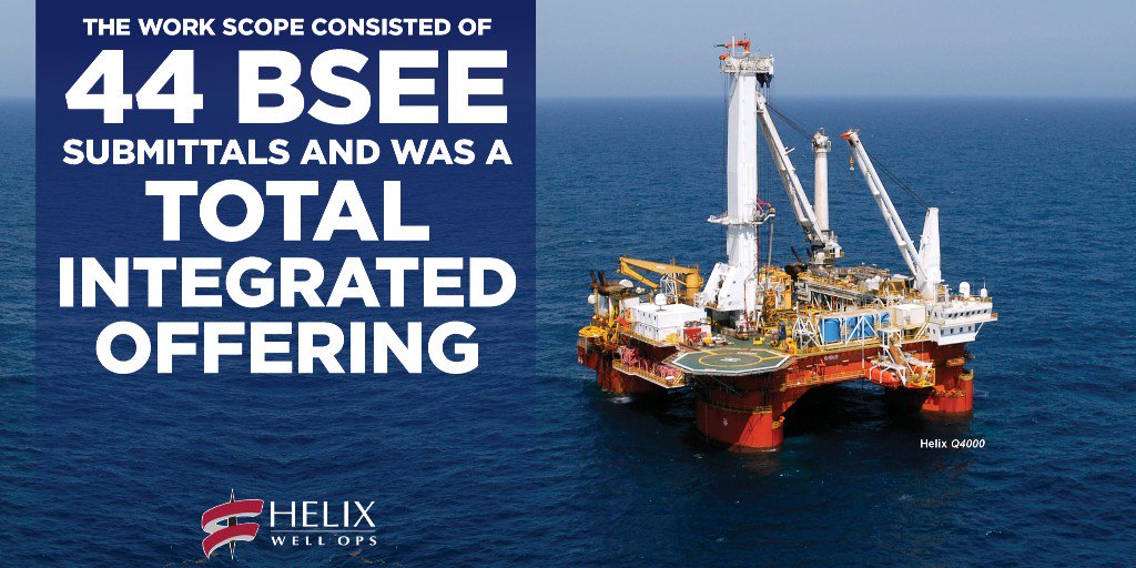 Helix_ESG's tweet photo. Helix, using its #Q4000 vessel and a 10K Intervention Riser System (#IRS), recently completed a successful 135-day, 13-well campaign for a major client in the Gulf of Mexico. #HelixESG https://t.co/dtuplqUD8P