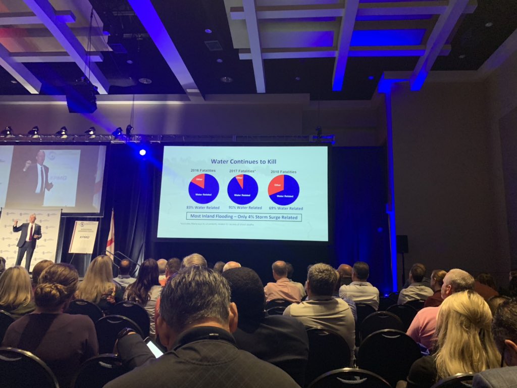 disastermarks's tweet photo. Water the silent killer when dealing with hurricanes. #RoadtoReadiness #GHC2019  https://t.co/gjlYJS3Kwe