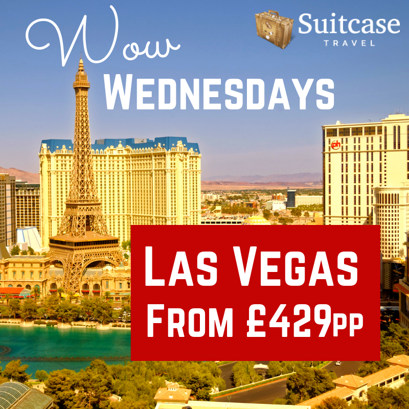 #WowWednesday
What happens in Vegas stays in Vegas! Now you can travel there for only £429pp for a four night stay at the Stratosphere Casino!

See special: bit.ly/2VExXf7
Or email - Holidays@suitcasetravel.co.uk

#wheresyoursuitcase #suitcasetravel #traveltheworld