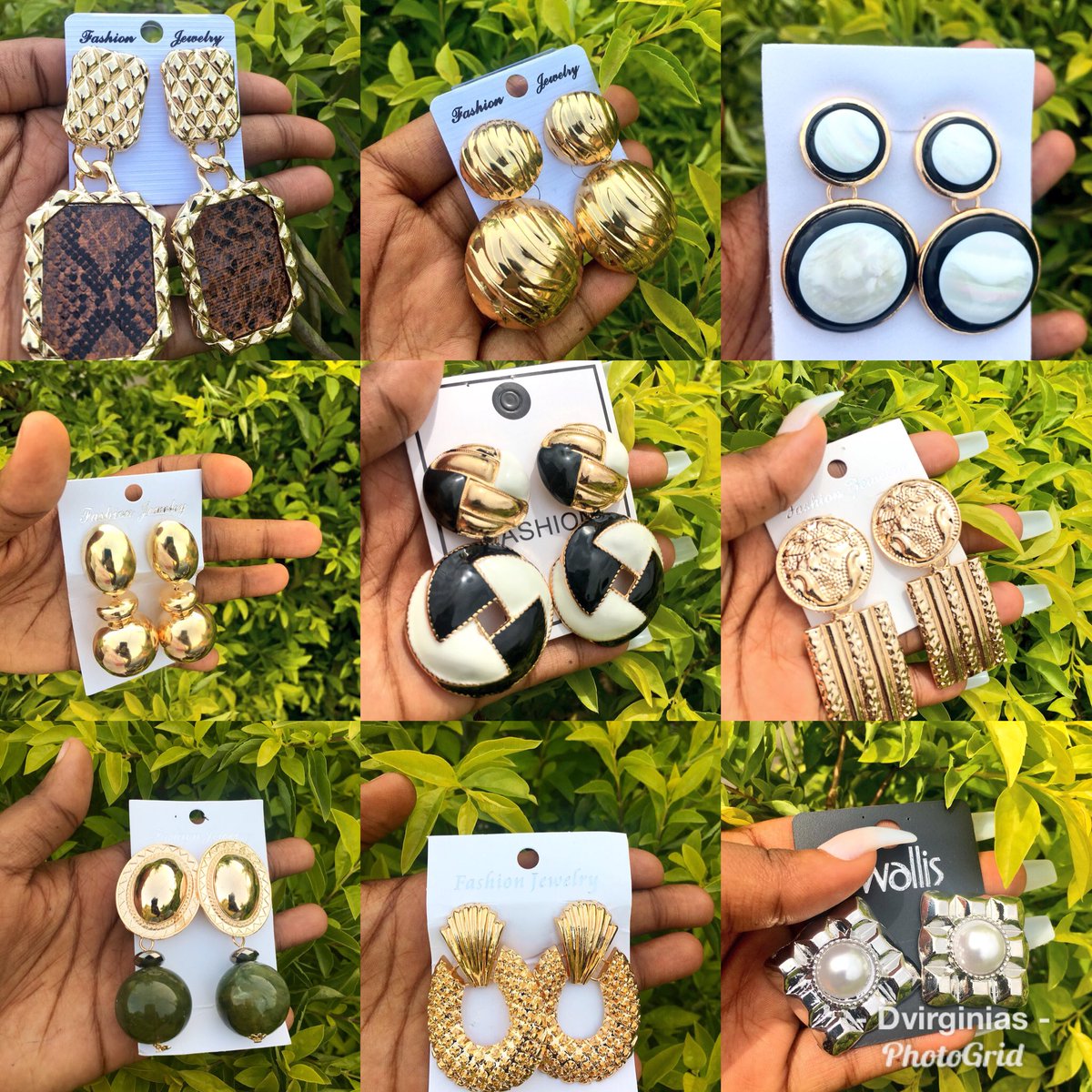 All statement earrings still available.1piece each of everything.Please help me sell outPrice: 2000-2500Available for pickup/delivery. Delivery is not free Send dm to order  pls RT