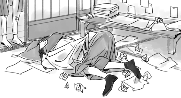 進捗だめです 