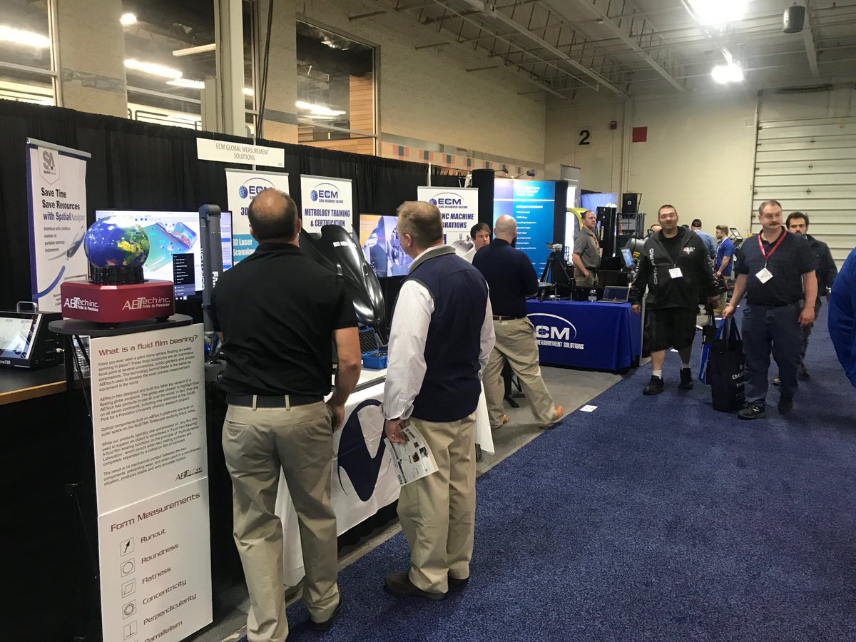 ECMGlobal's tweet image. .@eastec?? Stop by booth #3008 and say Hi! We're here with @SpatialAnalyzer and we are showing off our @FARO_HQ portable arm and @LeicaGeosystems AT960 laser tracker with SpatialAnalyzer software solutions. #Eastec2019 #metrologyservices #spatialanalyzer #FAROArm #LeicaTracker