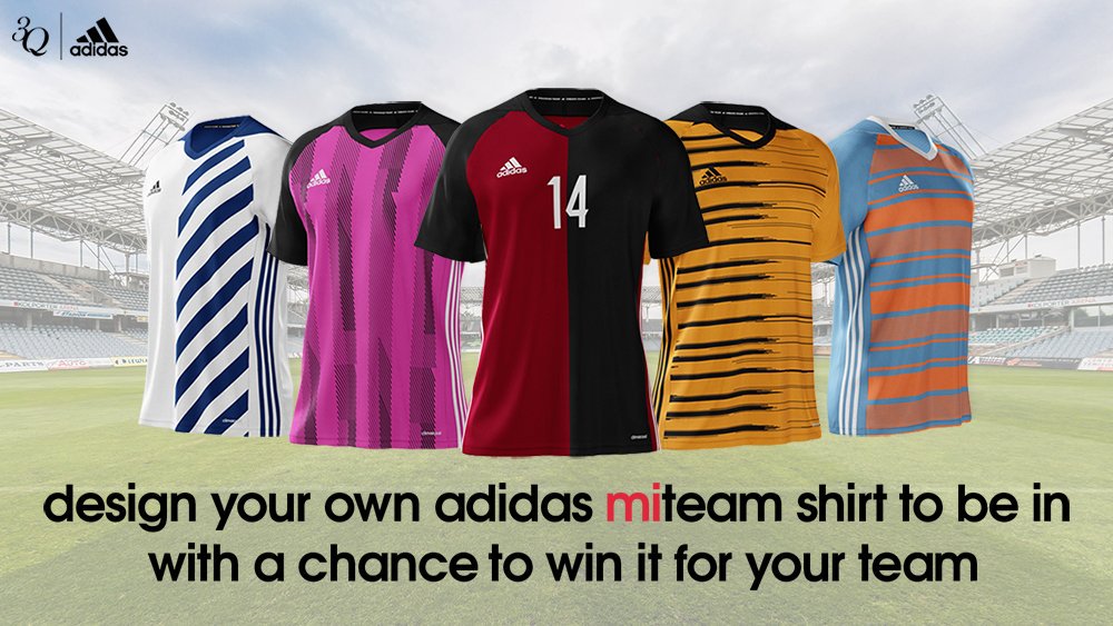 Seguir cápsula grande 3Q Sports on Twitter: "Reply to this tweet with your adidas miteam design,  team name, retweet and follow us to be in with a chance to win an adidas  miTeam kit for