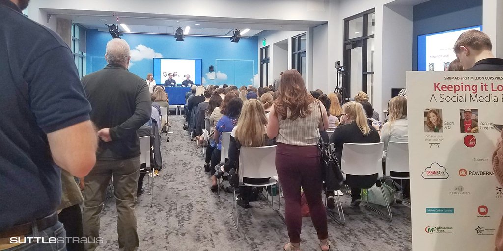 Keep it local! Happy to sponsor today's sold out session of #smbmad <a href="/smbmad/">SMBMad</a> as their local print and signage partner.