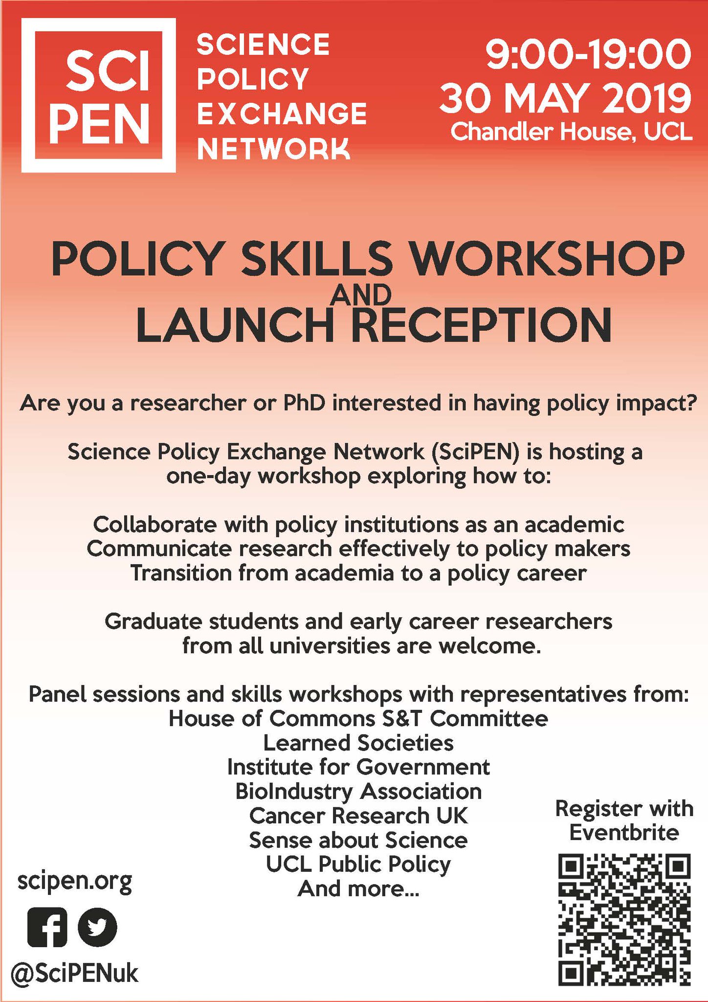 CDT_ACM on Twitter "Science Policy Exchange Network Event taking place