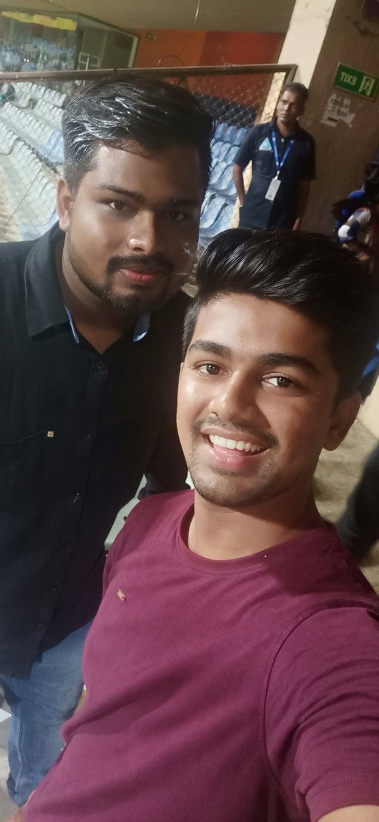 Vishal Yadav (@vishaly44691113) on Twitter photo At the Den #Wankhede to support Shreyas Iyer and his team <a href="/BandraBlasters/">Namo Bandra Blasters</a> Hope I have a good day. #EkdumMumbai At the Den #Wankhede to support Shreyas Iyer and his team <a href="/BandraBlasters/">Namo Bandra Blasters</a> Hope I have a good day. #EkdumMumbai