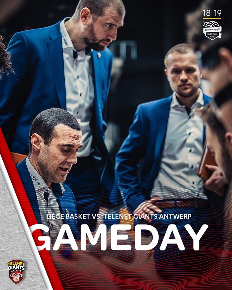 antwerpgiants's tweet photo. 🏀 Gameday
🏆 @EuroMillionsBL 
🍀 May Madness #6in9 
🆚 @LiegeBasket 
⏱ 20u30
🏟 Country Hall
🎟 https://t.co/PXMx98qsaw
🅿️ https://t.co/B5uO5dimBt
#️⃣ SAMENGIANTS

📷: @3nGiNe https://t.co/wHShhI10CV