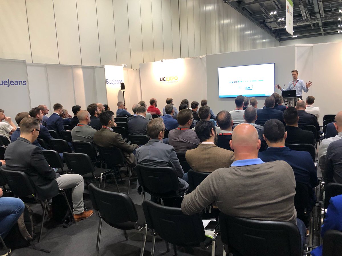 TeamlineCo's tweet photo. A great introduction from Steve Raffe, @Teamlineco discussing the benefits to the enterprise of Teamline meeting room solutions for a seamless virtual meeting experience at @UCExpo ☑️
#Connectivity #Collaboration #UCExpo #AV #VideoConferencing https://t.co/zxhEb0359q