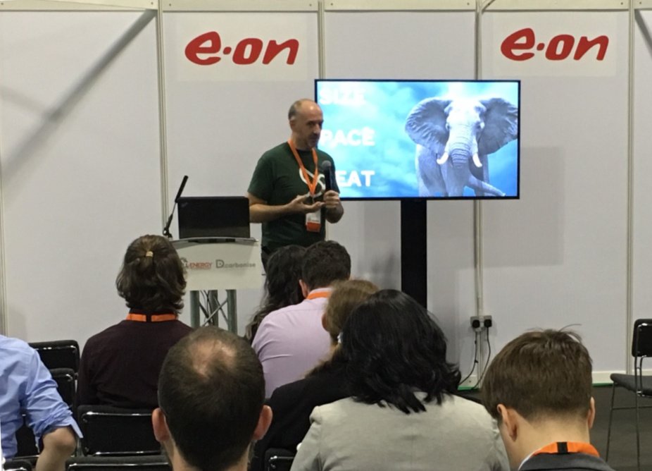 Busy day for us at @AllEnergy!
The event is devoted to all forms of renewable power
Here's @Greenbird's @AndLund2020 speaking on how tech startups and utilities can work in partnership to accelerate innovation in the energy sector
#AllEnergy19 #utilities