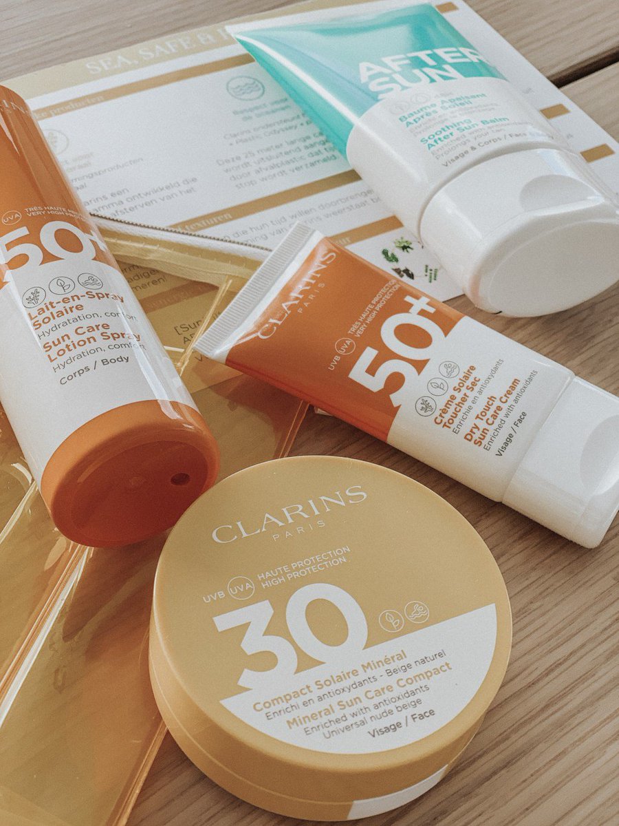 Clarins suncare fitgingereef.com/2019/05/15/cla…