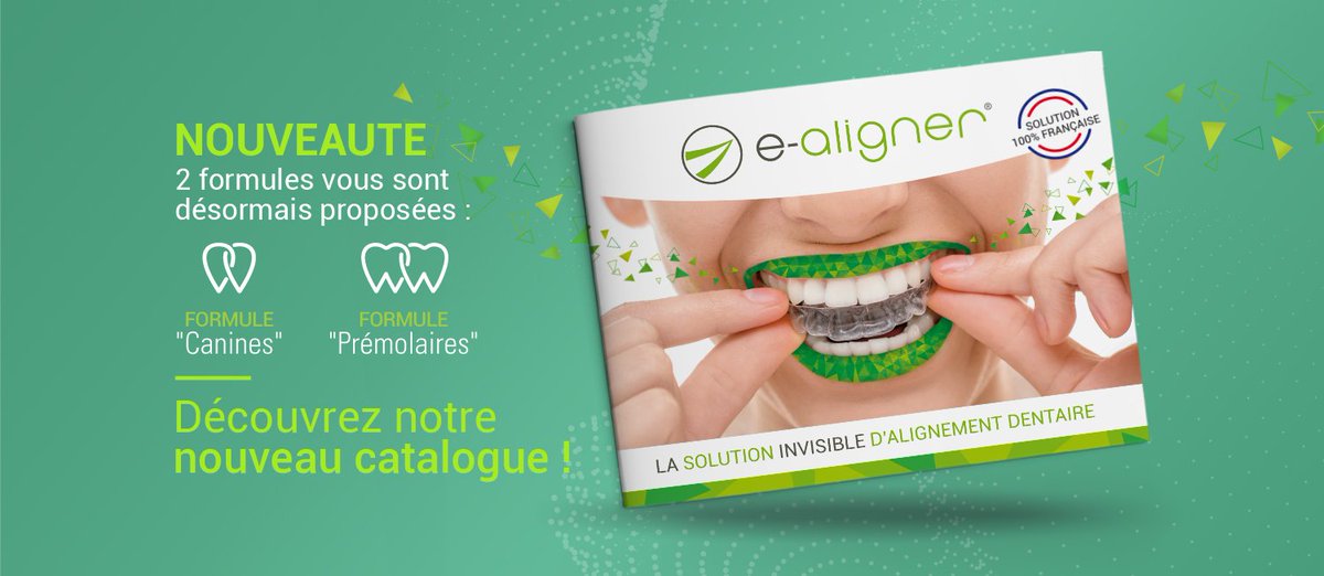 Du nouveau chez E-ALIGNER !!!
ealigner.com  #dentaire #dentiste #esthétique #madeinfrance #orthodontie #gouttières