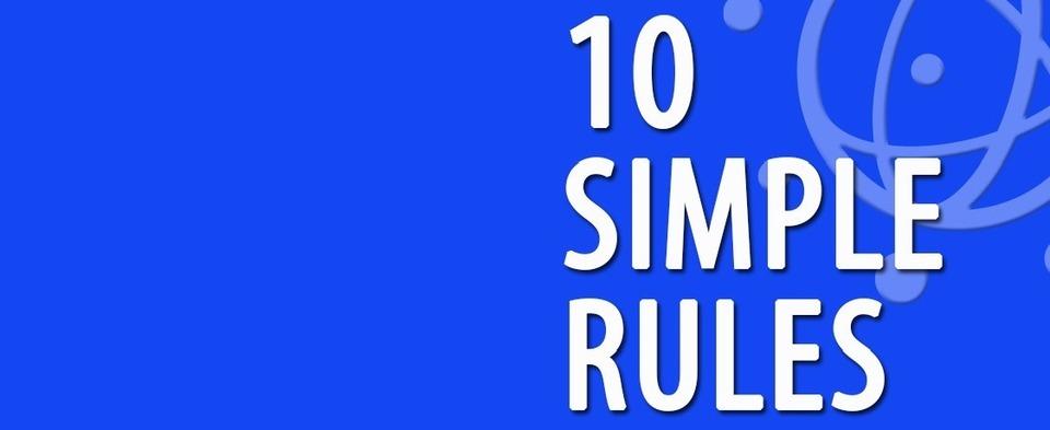 collections.plos.org/ten-simple-rul…

From making a figure to starting a company and from drawing a scientific comic to winning a Nobel prize, there may be something to learn here for biologists at all levels.