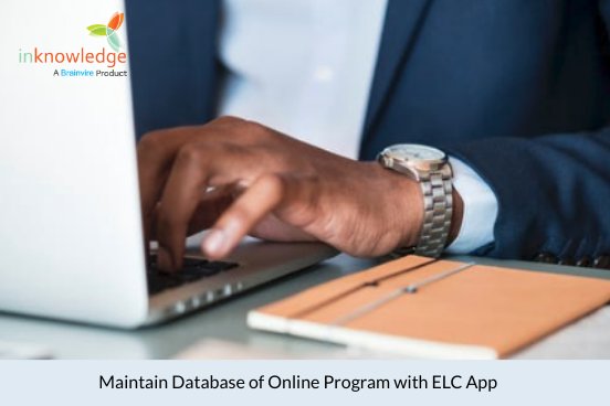 InknowledgeCo's tweet photo. Maintain a database of online program, faculty and students with our ‘E-Learning Compliance’ app. Check it out here - 

https://t.co/WqjPXm7Rx0

#Elearningcompliance https://t.co/mw1lfzBk2E