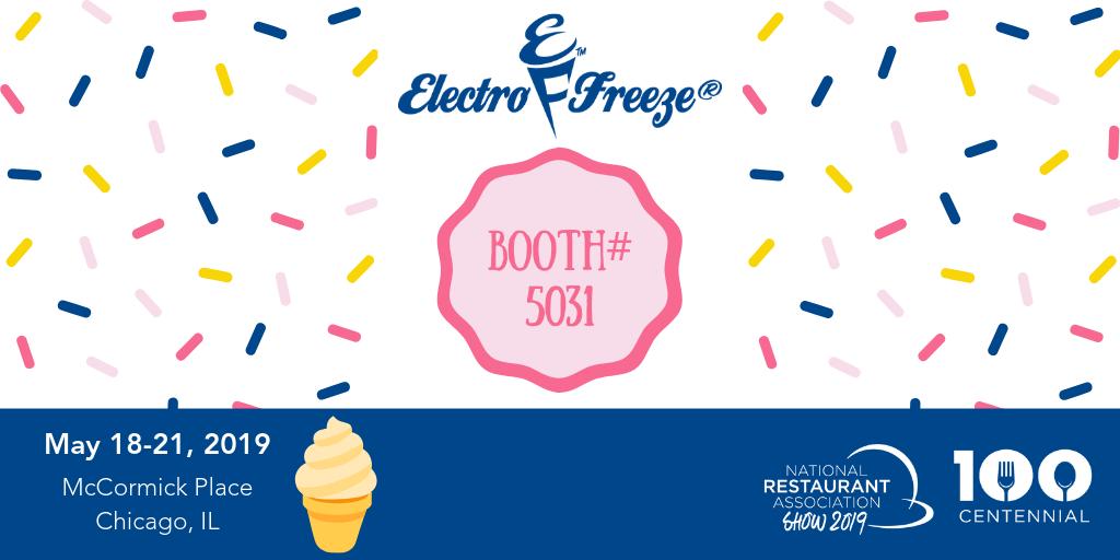 Looking for a sweet treat? Well look no further! @ElectroFreeze1 will be exhibiting in booth# 5031 at The <a href="/NatlRestShow/">National Restaurant Association Show</a> May 18-21. #aligroupFS #aligroupFSshows #100YearsofWow
