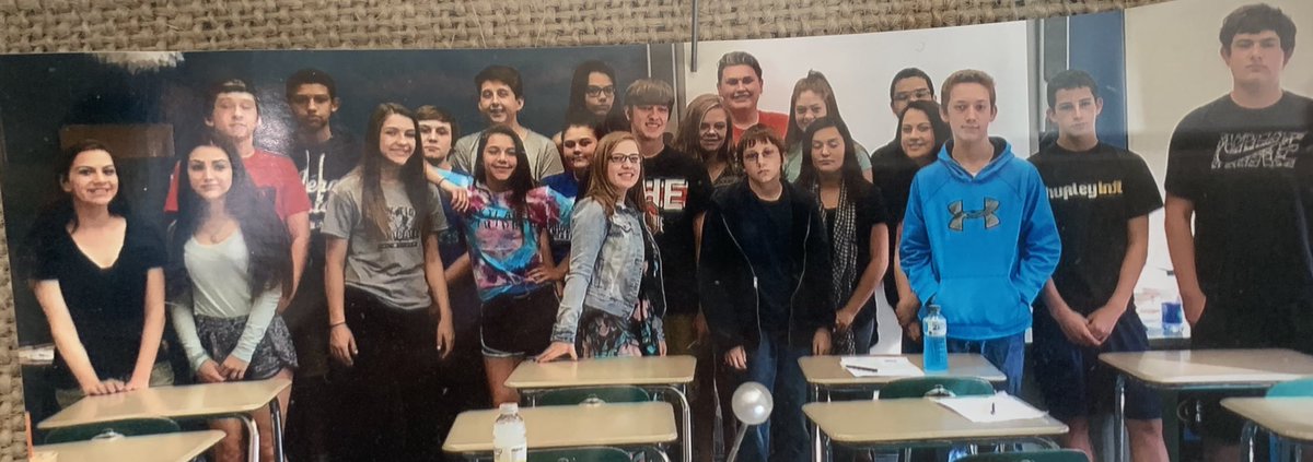 Mrs_EriksenK's tweet photo. I can’t believe how fast the time has gone! One week and these incredible humans will be walking the stage. I have loved getting to know the class of 2019–you will be missed and I am so proud of you!! Enjoy some pictures from freshmen year 🤗 https://t.co/yGBjrTUKEN
