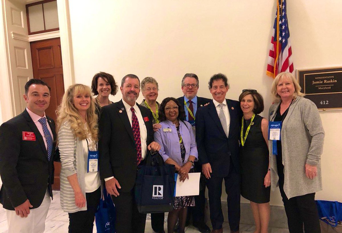 ZacTrupp's tweet photo. Thank you @RepRaskin for your time and your championing of #REALTOR efforts. We are proud to have you as our Congressman! https://t.co/VU1V48DVRr
