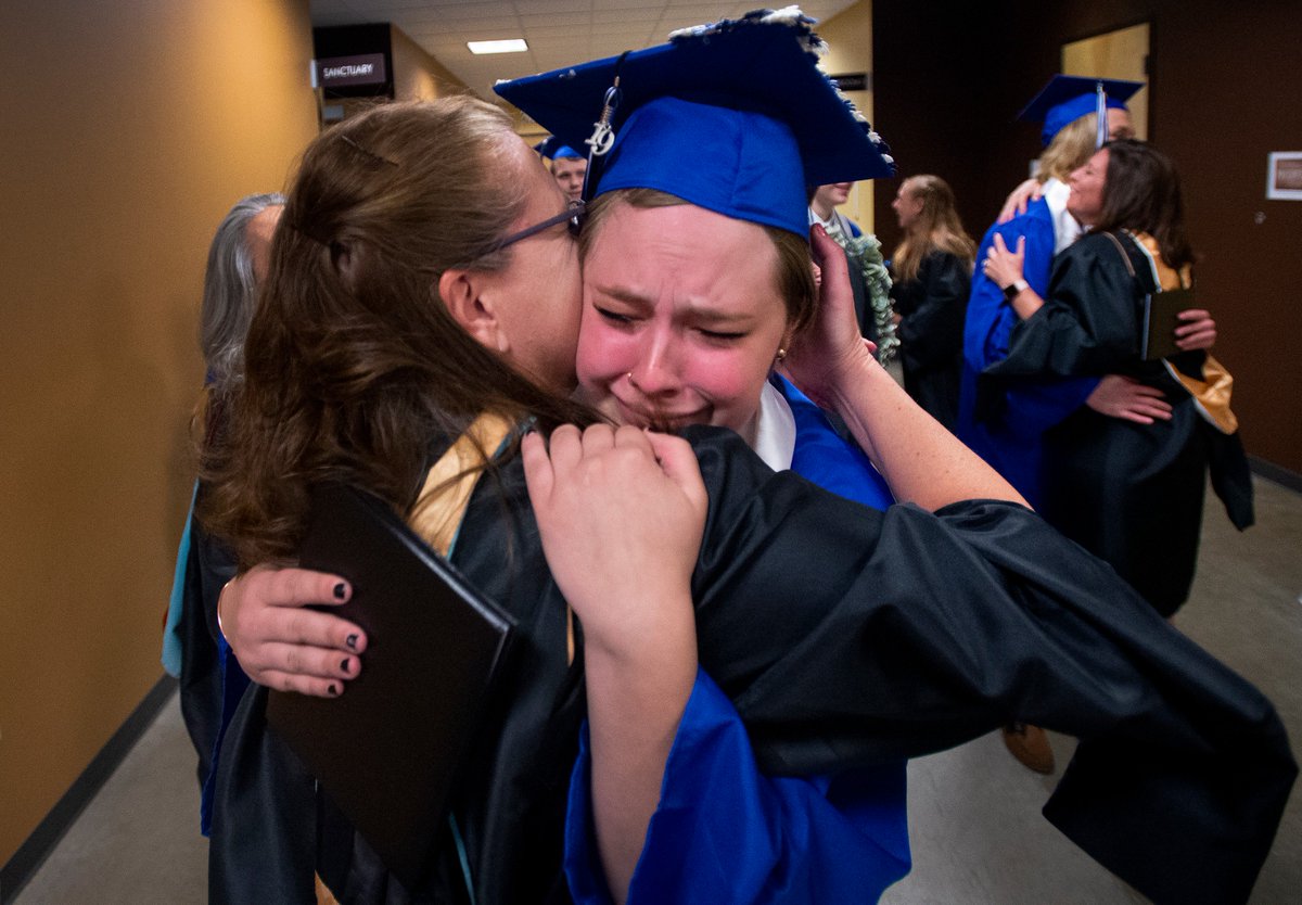 Graduation season has begun in the Pikes Peak region. Academy Online High School celebrated its first graduating class of 2019. (The Gazette, Christian Murdock) See <a href="/csgazette/">The Gazette</a> photos from many of the graduations.