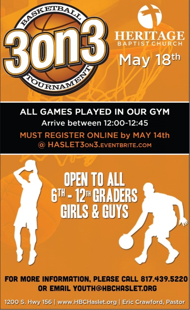 2OGBallers's tweet image. Any young ladies out there that want to play in a community 3 on 3? You can still register.....only $5!!!

haslet3on3.eventbrite.com

#share #community #basketball