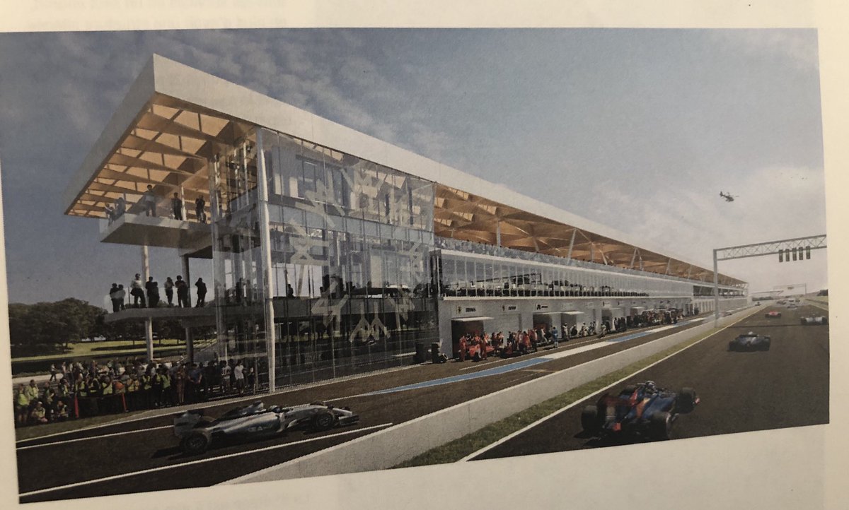jsebcloutier's tweet photo. Inauguration des nouveaux paddocks du circuit Gilles-Villeneuve à quelques semaines de la course F1.  Projet de 59 M$ réalisé en 10 mois. Prix d’architecture. #rcmtl https://t.co/DUryfyrdzI