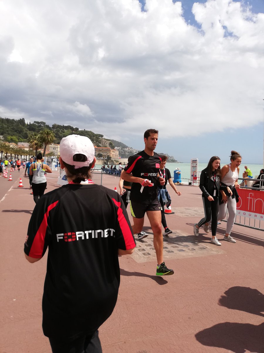 SouAnnabelle's tweet photo. Hurray! #Fortinet team ran 369km for @NoFinishLine06, a humanitarian association committed to promote and protect #ChildrensRights. The race took place in the South of France and the circuit was open 5 days, 24 hours a day. Congratulations to everyone involved! https://t.co/DRpOsAzEnC
