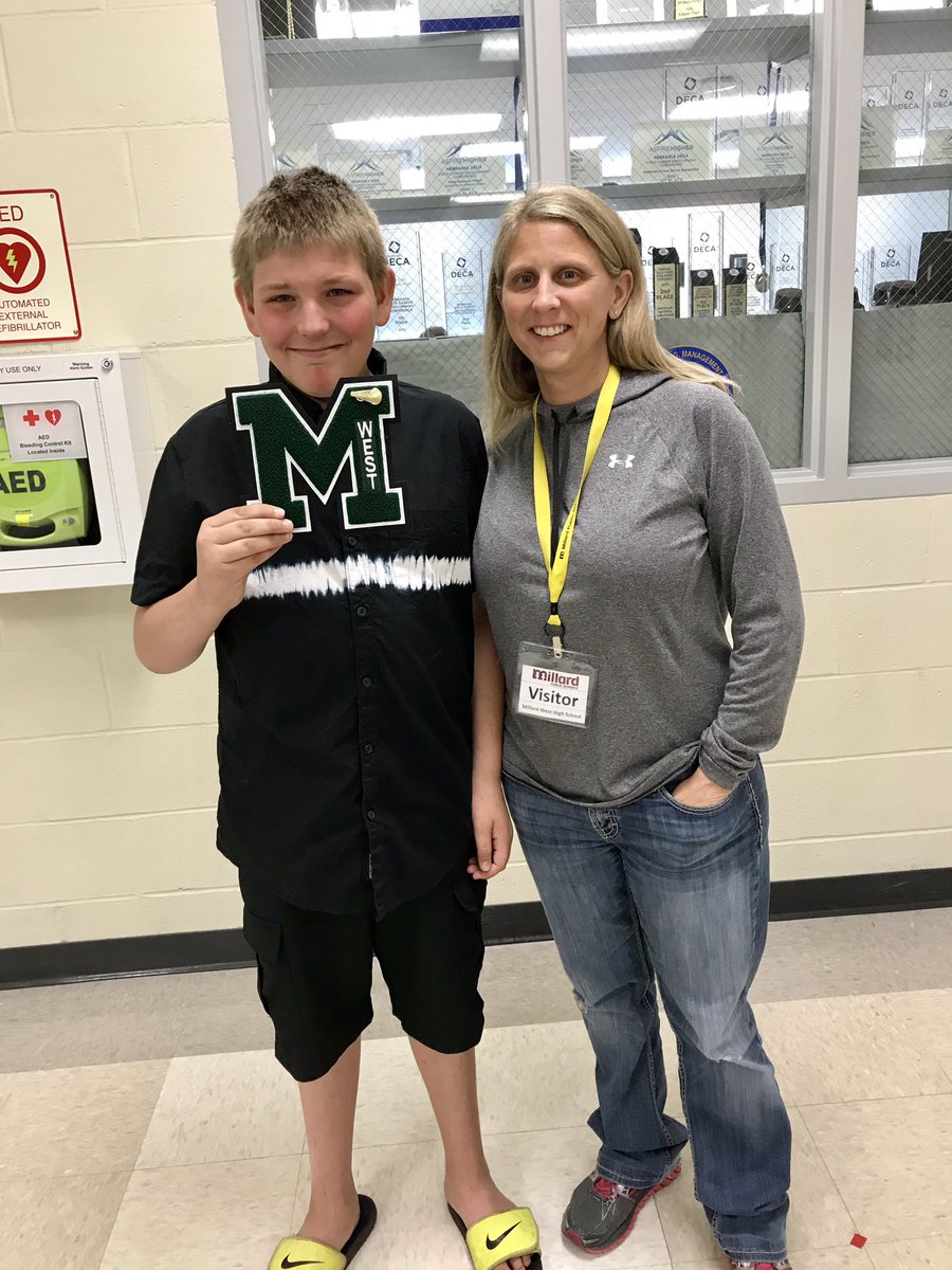 astansberry21's tweet photo. Congratulations Rylan Moody on receiving your Letter for all the hard work and time you dedicate to the Millard West Mascot Club! Your commitment is greatly appreciated! @MWHSactivities #Proud2bMPS https://t.co/TOpJuG1oyg