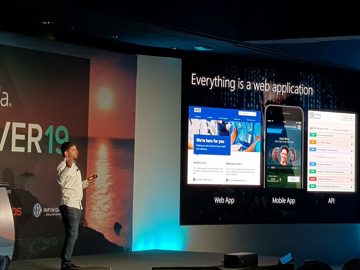 AppSecMan's tweet photo. @NitzanMi presenting on the simplification of #AppSec and #WAF with @Barracuda #WAF-as-a-Service at #CudaDiscover '19 #CudaRocks https://t.co/HE7V9hJv0K