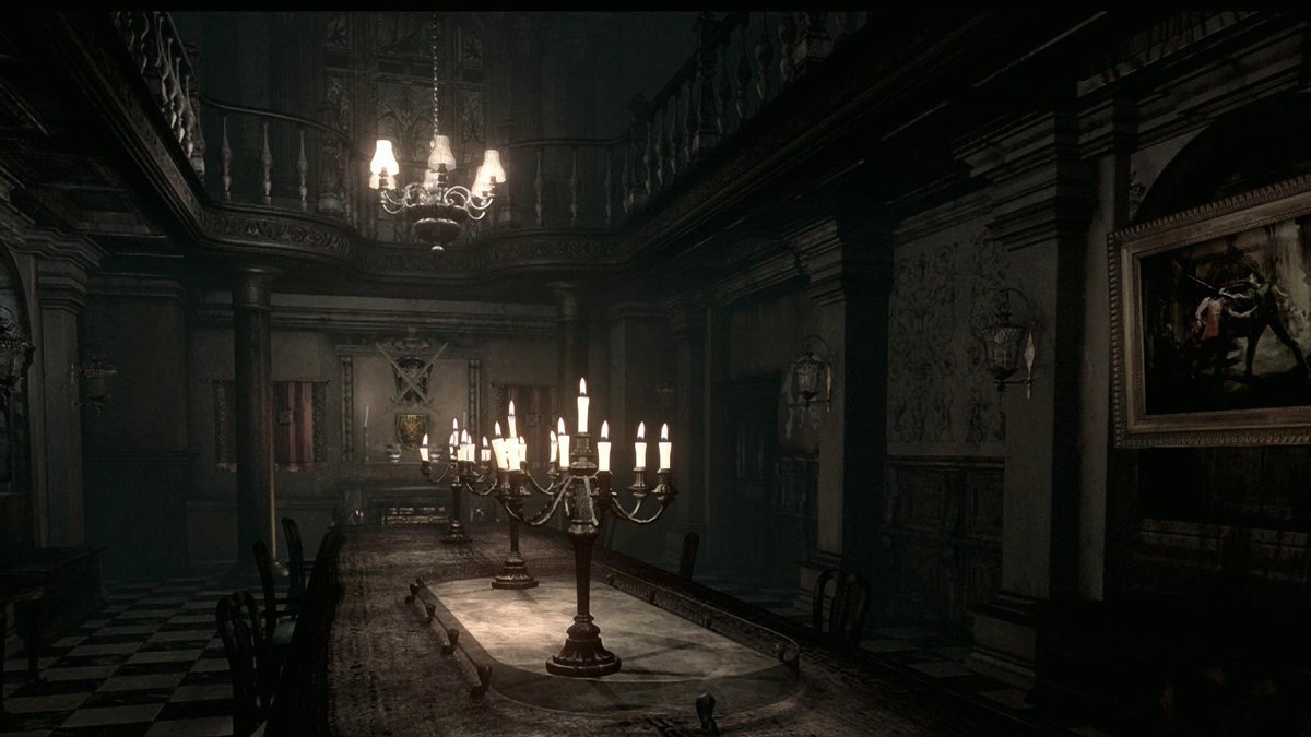 RE_Games's tweet photo. A dining room...! 🚪🍽️ https://t.co/YIr5CBSvZy