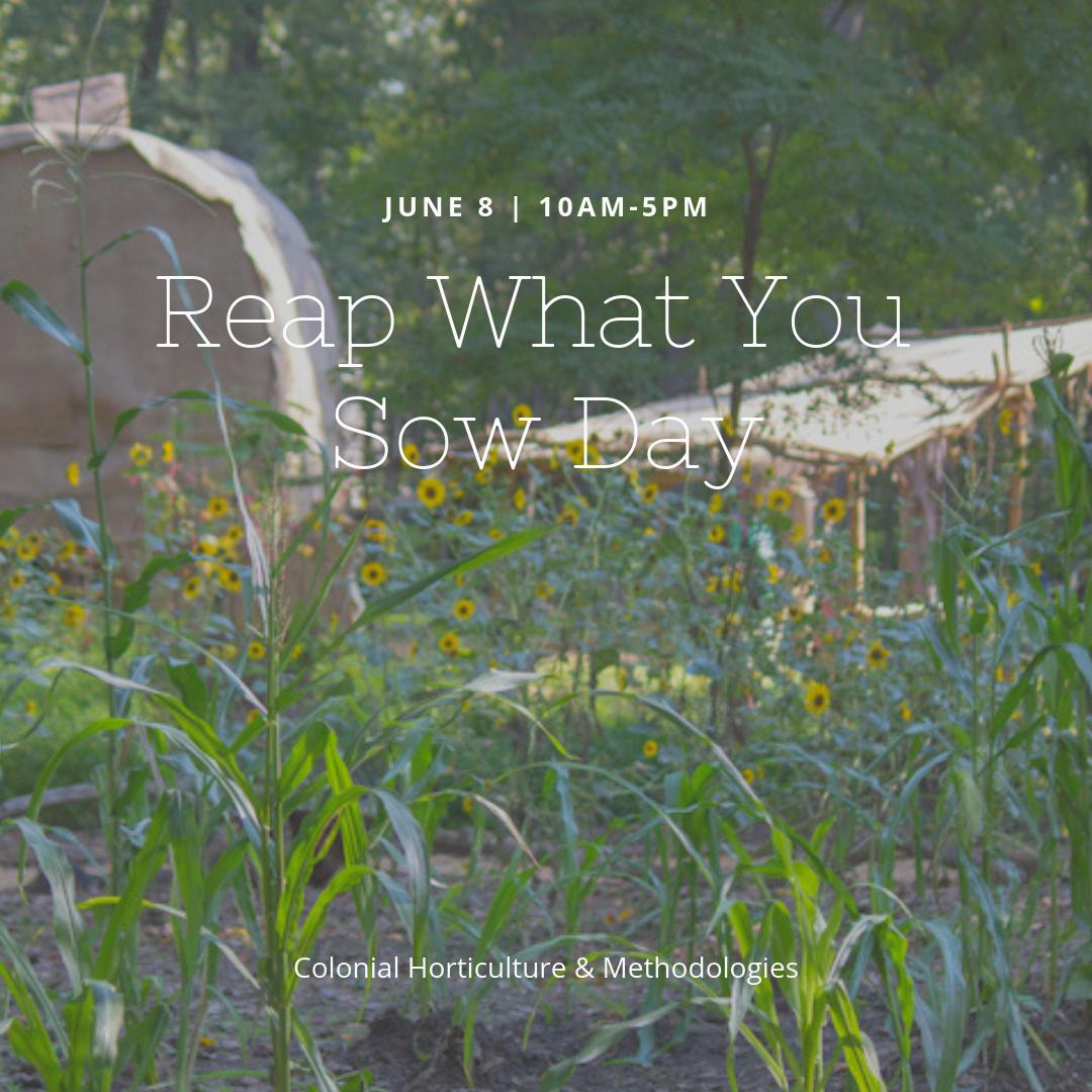 Learn about colonial horticulture and methodologies with us on June 8! 🌱🌾