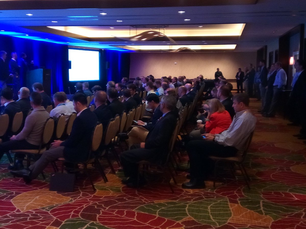 Tony_Mays_PR's tweet image. Standing room only on #APM track for Eni presentation #OPTIMIZE2019