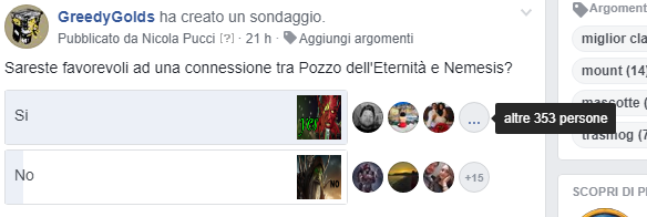 greedygolds's tweet photo. @WarcraftDevs  Italian servers are living a terrible moment, there is a lack and split  population between the two servers (Nemesis and Pozzo dell'Eternità).  Please consider the connection of two realms. We did a clear result poll  on the Facebook page! #unionepozzonemesis https://t.co/8WWHSmVdnR