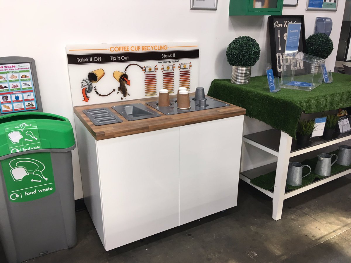 debralilleyLDS's tweet photo. Final #lollybin installed @btsport @HereEast phew! what a day! Now to see if we can #behaviourchange to reduce #singleusecoffeecup #waste @VALofthouse https://t.co/4Peo9FpB5w