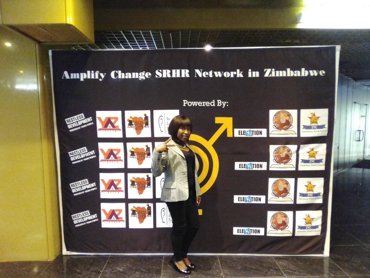 PriscillaMapako's tweet photo. I'm so happy to be one of the MCs at the National Dialogue, focus on enhancing access to SRHR Services and information for young people @yadt2015 @RestlessDevZim  #SDG3 https://t.co/pkBEvwgkPT