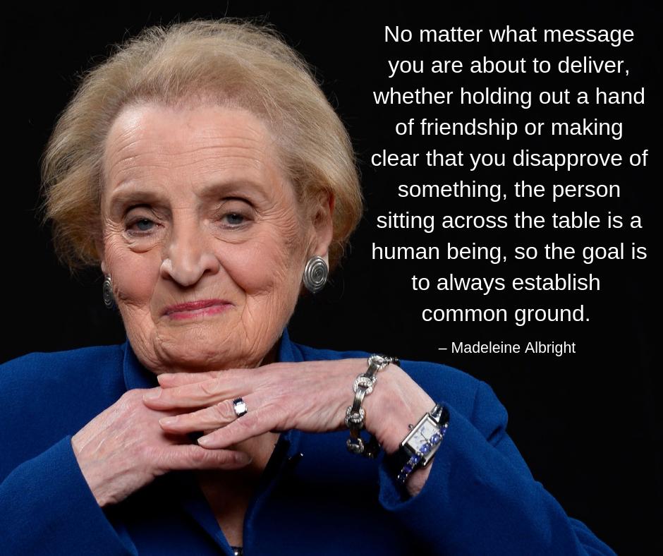 Happy birthday to Madeleine Albright, America\s first female secretary of state, born OTD in 1937. 