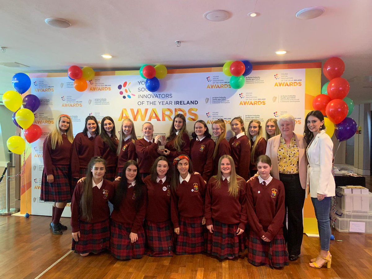 Delighted to be at the #YSIAwards today to witness the TY students from Mercy Secondary School Inchicore winning for their fantastic project focusing on making our local community better. Well done girls, such a great achievement &amp; acknowledgement of all your hard work!