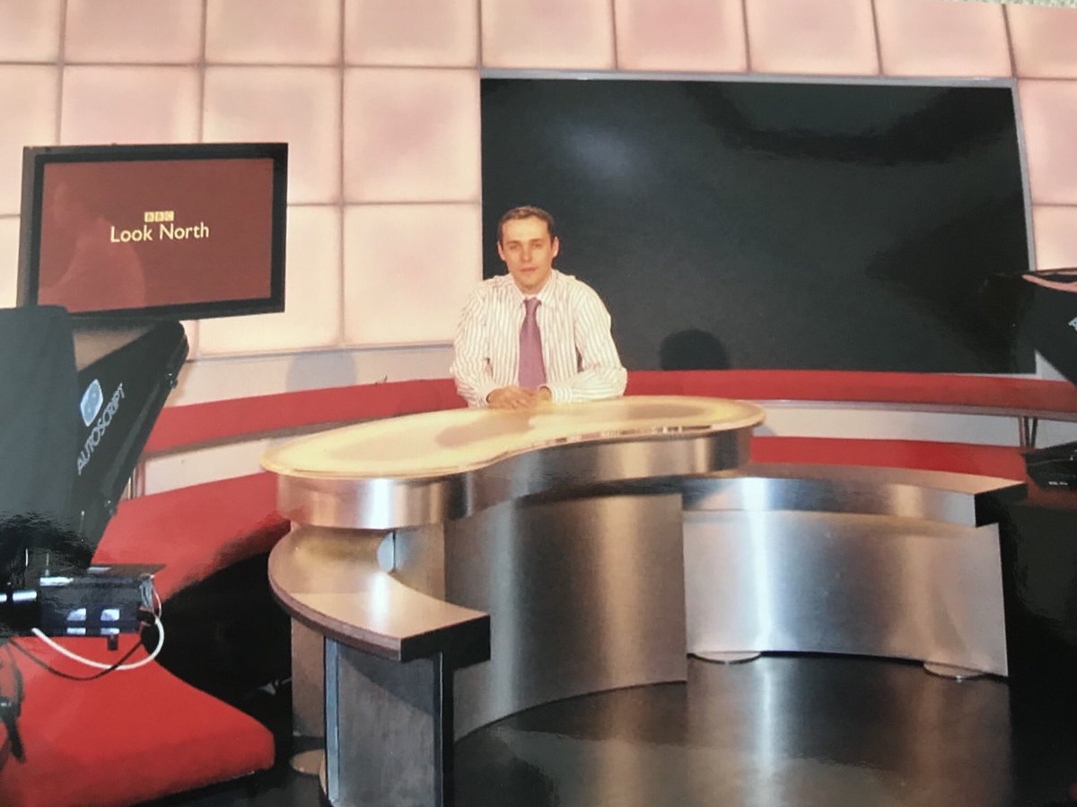 StevenSaul's tweet photo. From my archives, (aka the loft!) me on the BBC Look North set in Leeds around 2005/6- it looks somewhat different today! https://t.co/cHBC3V2KSq