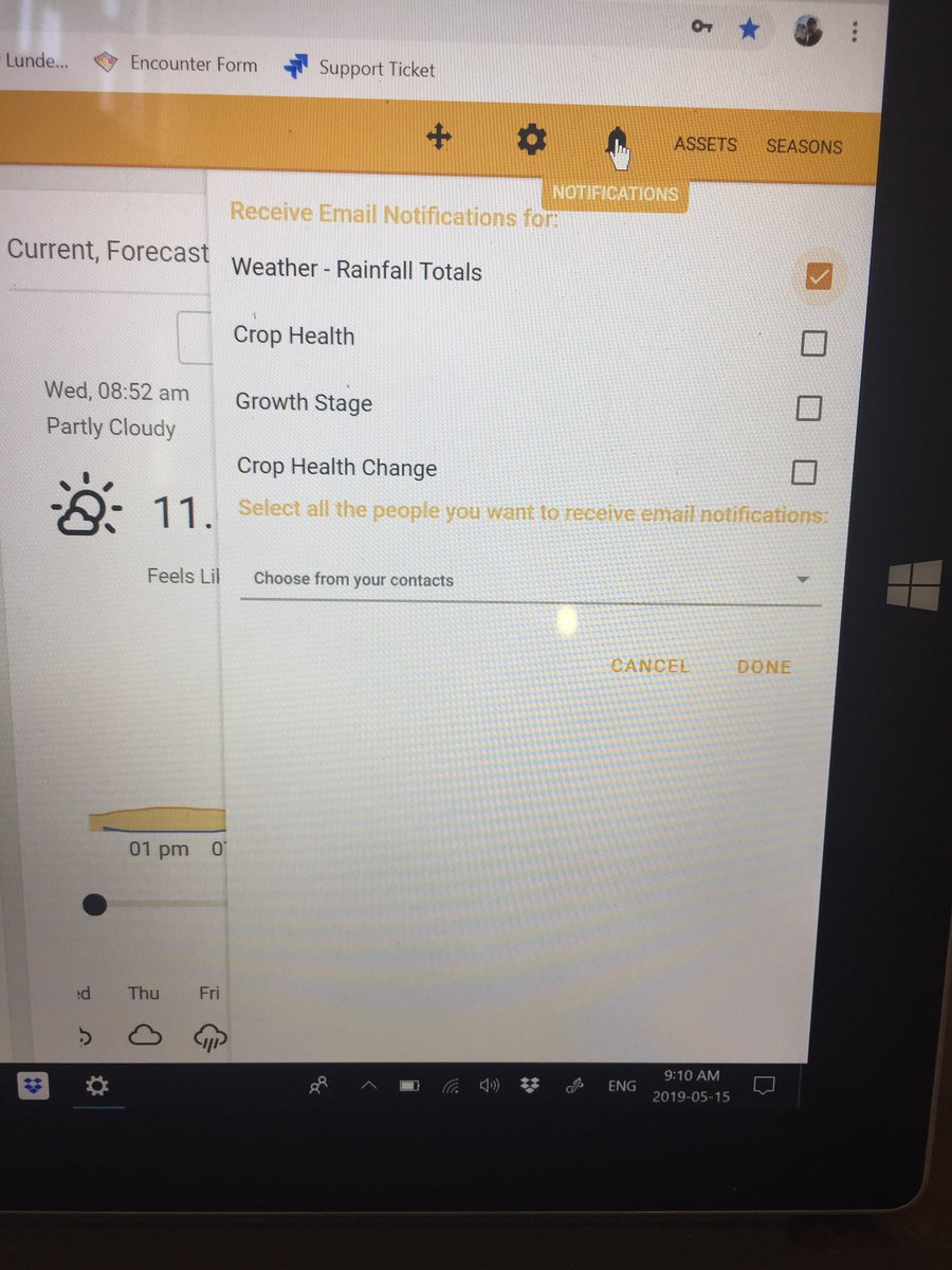 FE_HeatherClair's tweet image. Love it when I wake up and see it rained back home! Don’t forget to sign up to see yours under Notifications on the Dashboard! #SmartFarmingIs #Plant19 #Different