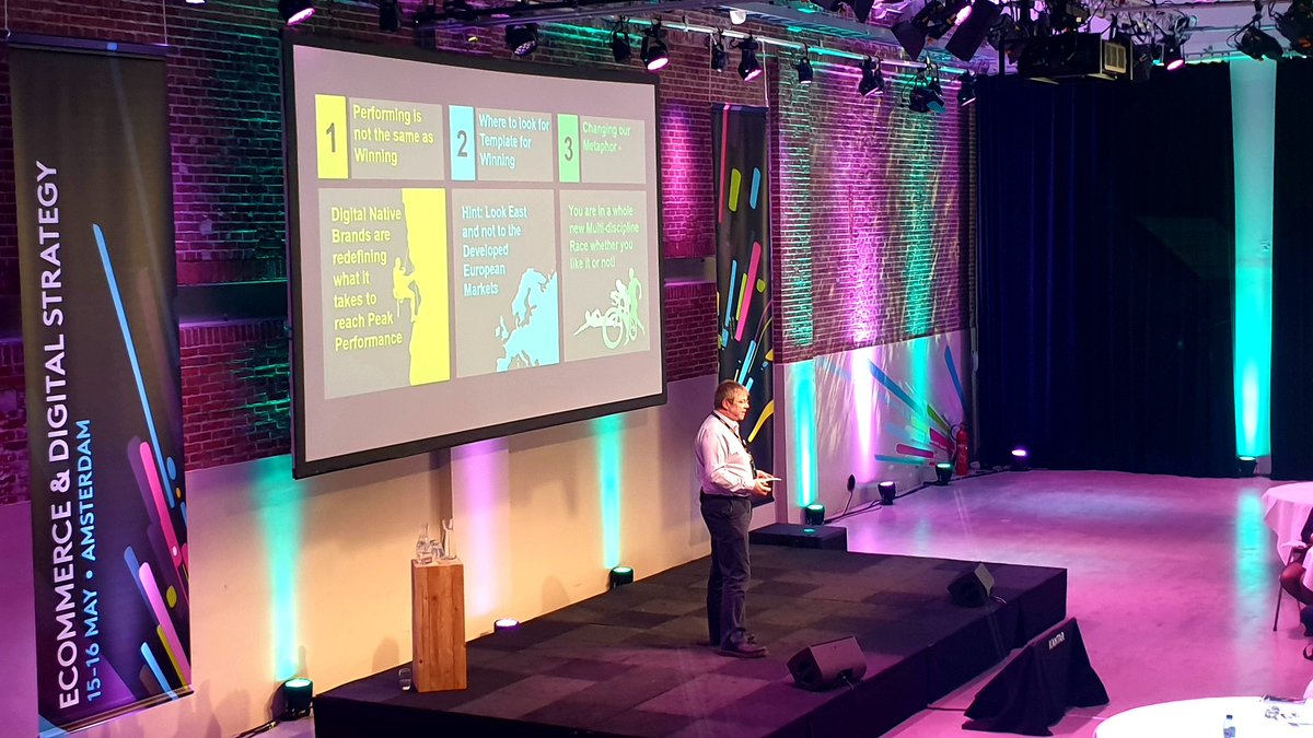 Owen McCabe summarising Day 1 at @KantarConsult's #eCommerce and Digital Strategy conference:
* Perfoming is NOT winning
* Look to the EAST for a template of success
* The "race" is multidisciplinary, whether you like it or not

That's a wrap! Join us tomorrow for more insights!