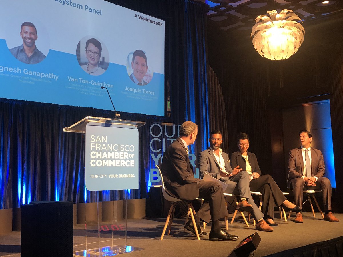 No one organization has sufficient resources to close the skills gap. We need a regional approach to create public private partnerships to expose students and our workforce to next generation technology. #workforcesf