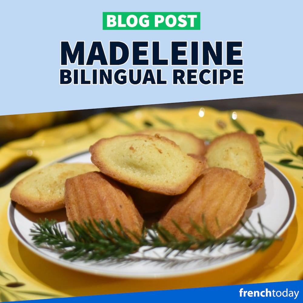 Do you know the expression "une madeleine de Proust ?" - explanation + French English bilingual recipe for golden delicious madeleines + history of the madeleine on FrenchToday's blog
frenchtoday.com/blog/french-fo…

#learnfrench #frenchfood #desserts #cake