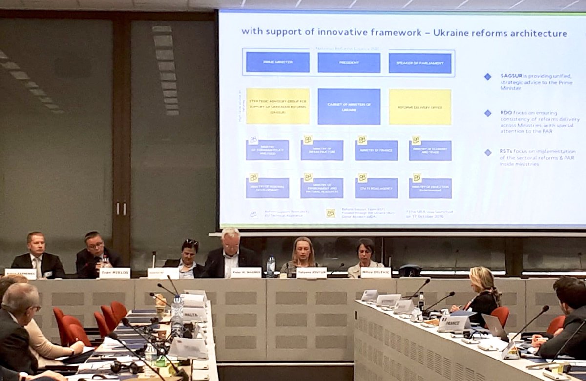 pmwBxl's tweet image. Innovative approaches to reforms in transition countries - lessons from #Ukraine 🇺🇦: presenting joint EBRD - EU 🇪🇺 initiative to colleagues across the world. People matter, people can make a difference. #MakingReformsHappen