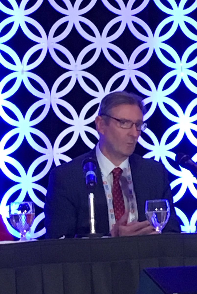 Jenwoodsmoles's tweet photo. Dr. Michael Fitzpatrick @KingstonHSC explaining importance of engagement within the hospital and community stakeholders.  These are  required to understand what was needed by all stakeholders &amp; ensure achievement of better patient outcomes. #REACH #HSCN2019 @OCEinnovation https://t.co/Yce8vpQ2o0