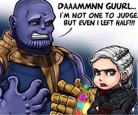 Ken4uuu's tweet photo. #GameofThrones 
Thanos to Dany 😂😂😂 https://t.co/mDvsgypwYU