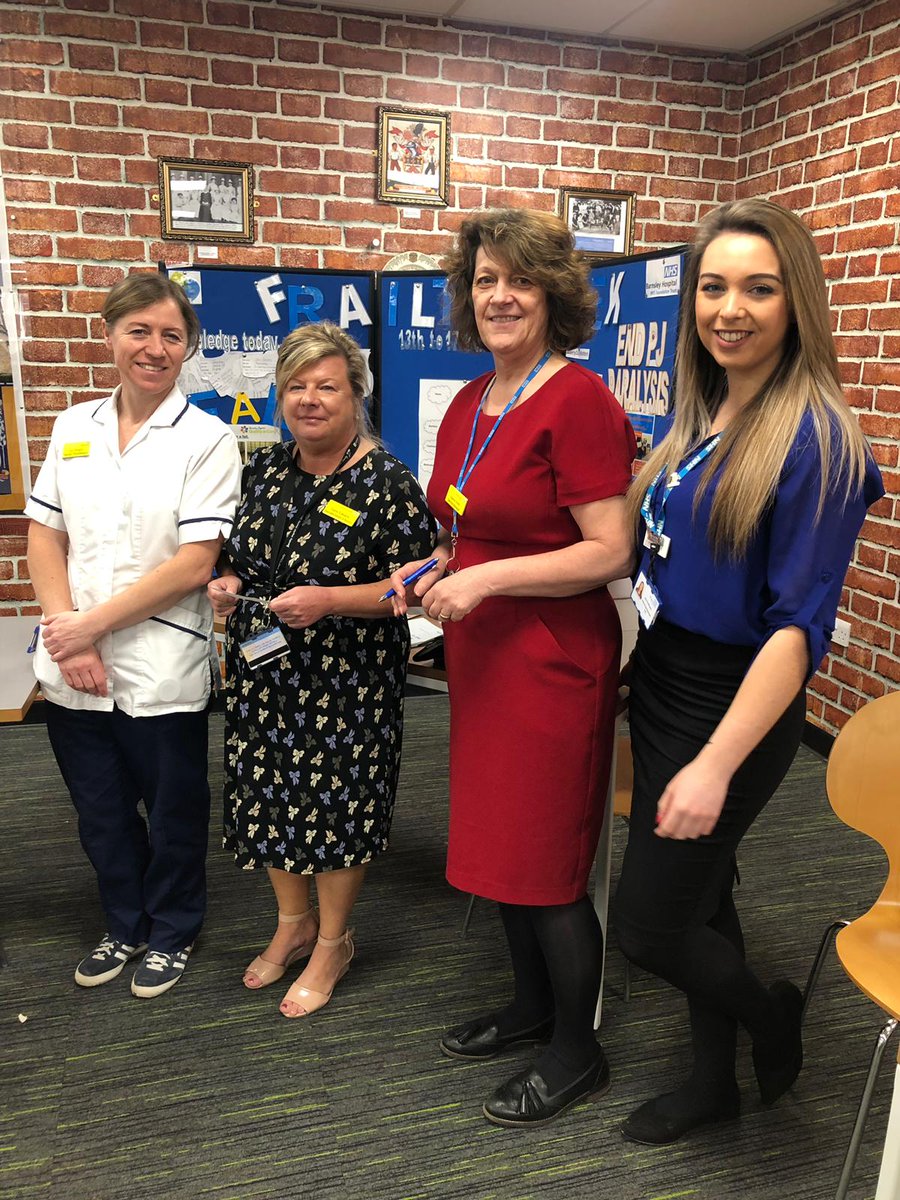 Our Service Manager <a href="/JoanneS93973794/">Joanne Smith</a> and Associate Director of Nursing <a href="/pukibikane/">Diane Edwards</a> are both supporting #frailtyweek and have made pledges to support the patients <a href="/barnshospital/">Barnsley Hospital</a> who require our service 😊 #frailtyeverybodiesbusiness #frailtyfirst